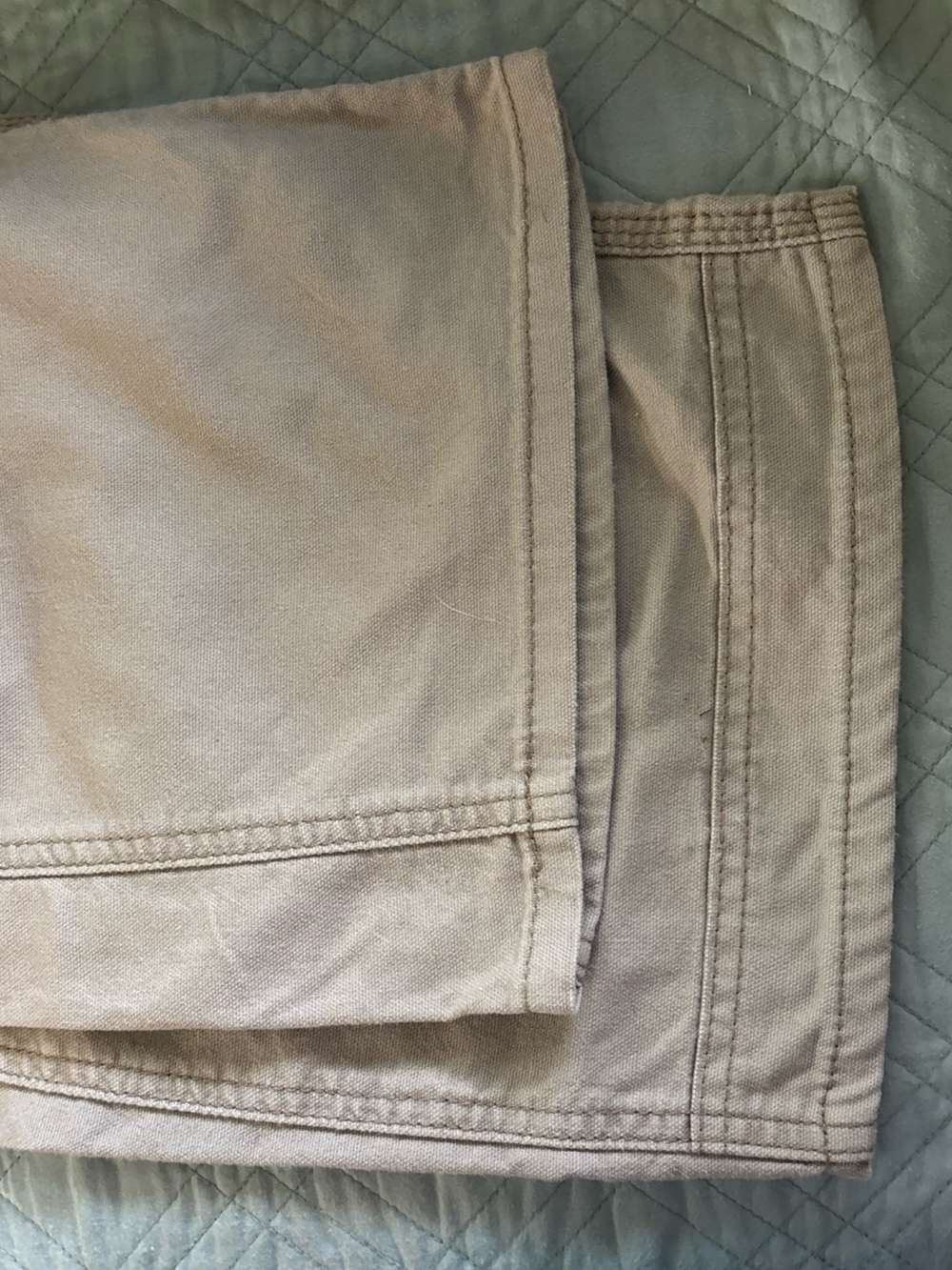 Ariat Light Tan Cargo Work Pants with Knee Panels 40/32 Lo Rise Rebar - Picture 6 of 7
